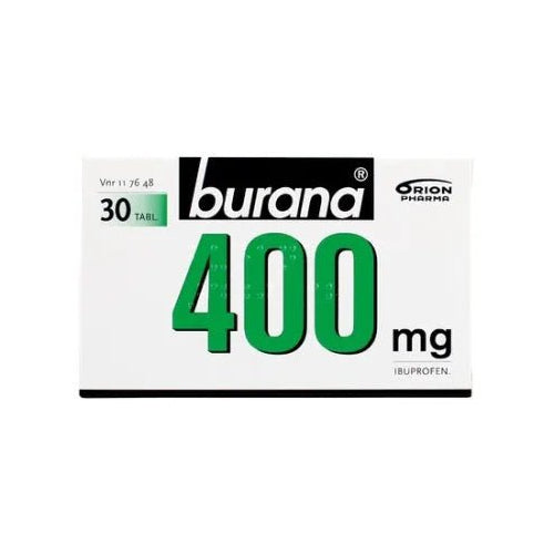 Burana 400 Mg Kalvopäällysteinen Tabletti, 10 Kpl, 10 Fol, 20 Fol, 30 Kpl Ja 30 Fol - Apteekki 360 Helsinki - Verkkoapteekki