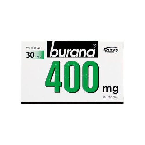 Burana 400 Mg Kalvopäällysteinen Tabletti, 10 Kpl, 10 Fol, 20 Fol, 30 Kpl Ja 30 Fol - Apteekki 360 Helsinki - Verkkoapteekki