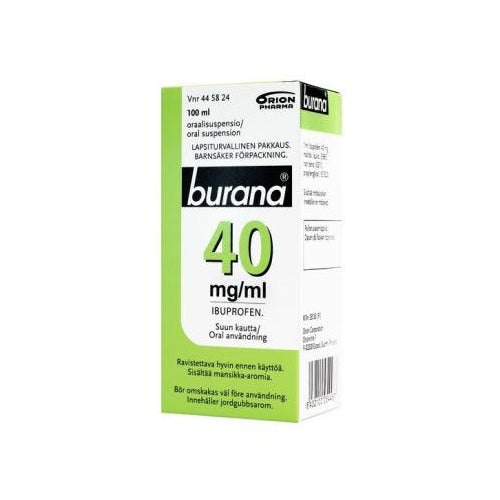 Burana-Oraalisuspensio 40 Mg/Ml - Apteekki 360 Helsinki - Verkkoapteekki