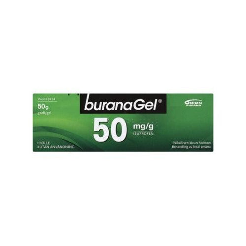 Buranagel 50 Mg/G Geeli - Apteekki 360 Helsinki - Verkkoapteekki