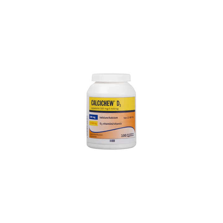 Calcichew D3 Appelsiini 5 Mikrog/250 Mg Purutabl - Apteekki 360 Helsinki - Verkkoapteekki