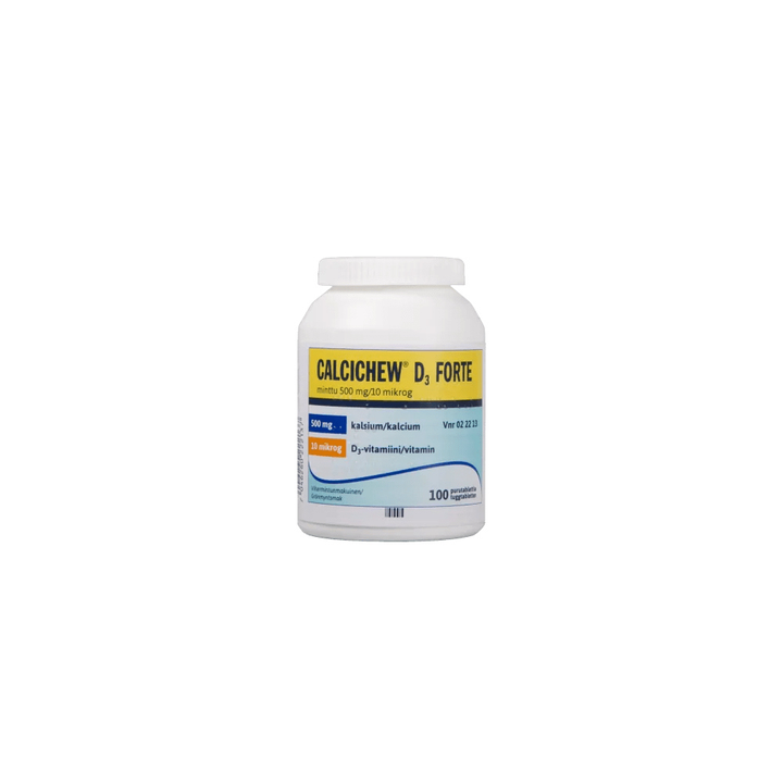 Calcichew D3 Forte Minttu 10 Mikrog/500 Mg Purutabl - Apteekki 360 Helsinki - Verkkoapteekki