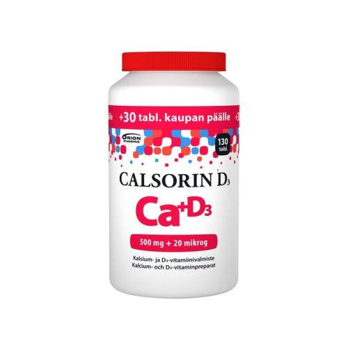 Calsorin 500 Mg + D3 20 Mikrog - Apteekki 360 Helsinki - Verkkoapteekki