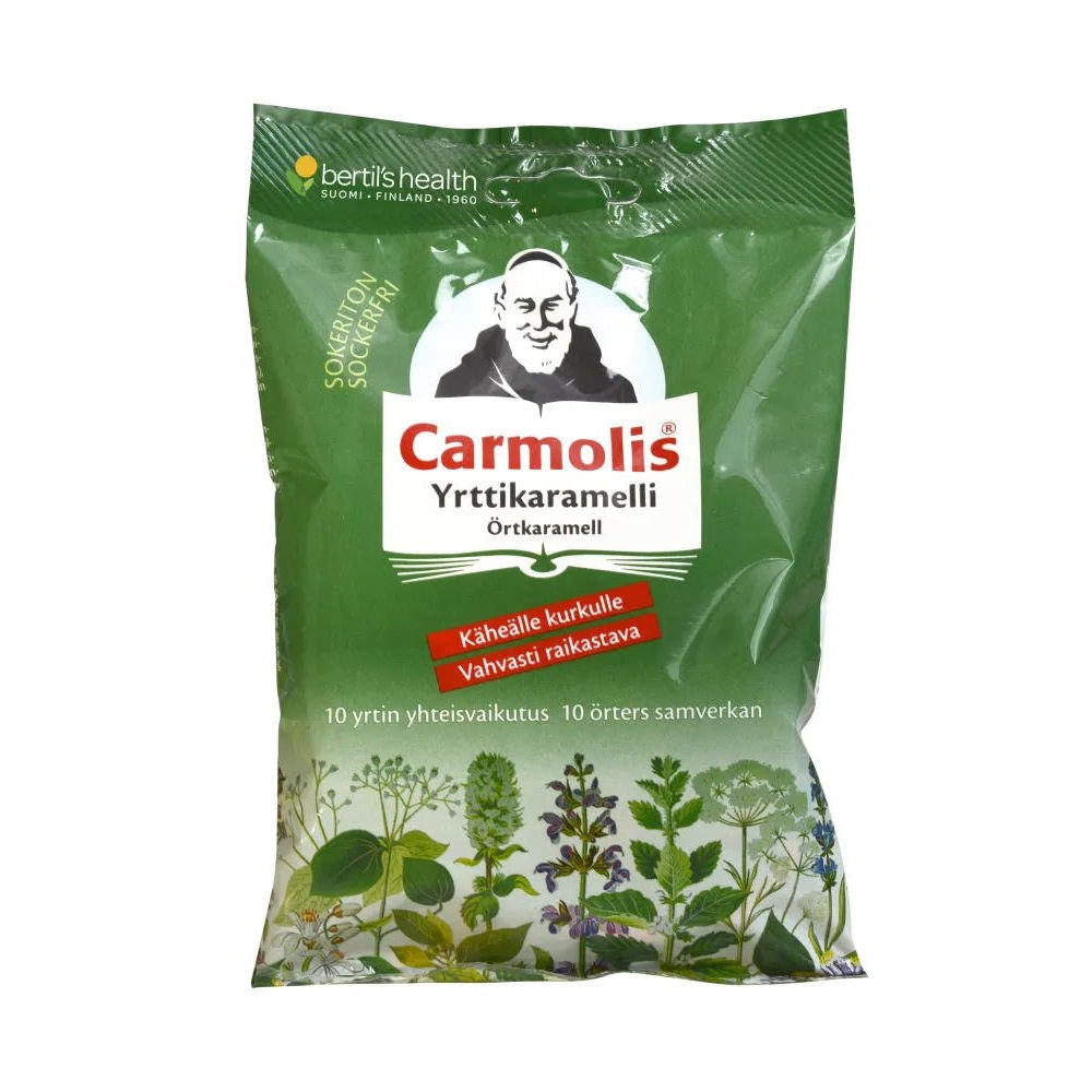 Carmolis Sokeriton Kurkkukaramelli - Apteekki 360 Helsinki - Verkkoapteekki