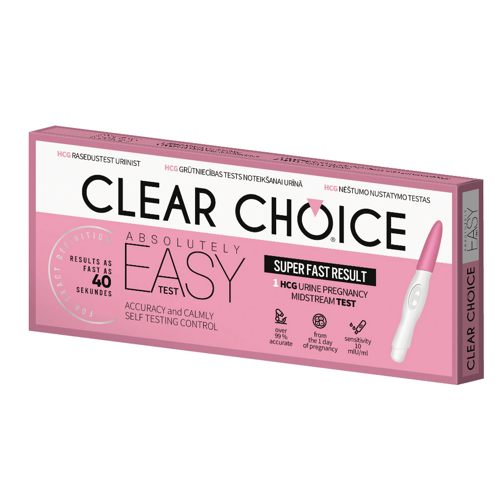 Clear Choice Aet 6 Päivää Ennen Raskaustesti - Apteekki 360 Helsinki - Verkkoapteekki