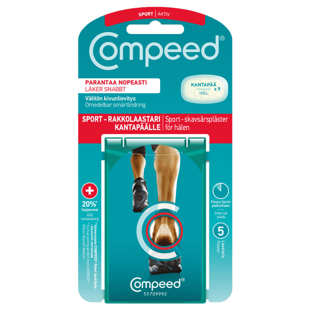 Compeed Sport Kantapäille Rakkolaastari - Apteekki 360 Helsinki - Verkkoapteekki