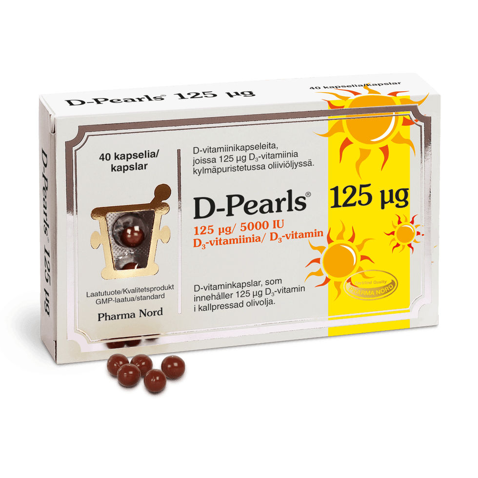D-Pearls 125 Mikrog - Apteekki 360 Helsinki - Verkkoapteekki