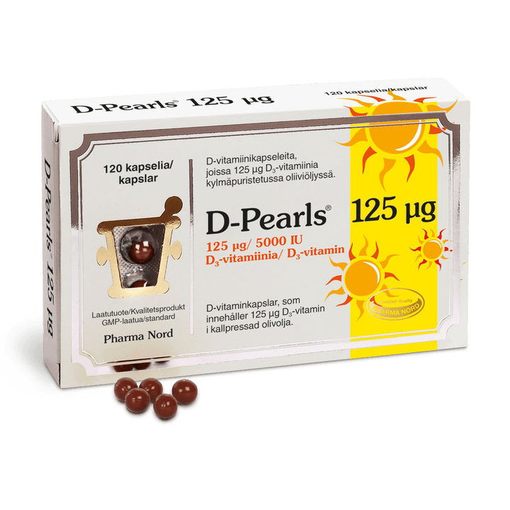D-Pearls 125 Mikrog - Apteekki 360 Helsinki - Verkkoapteekki