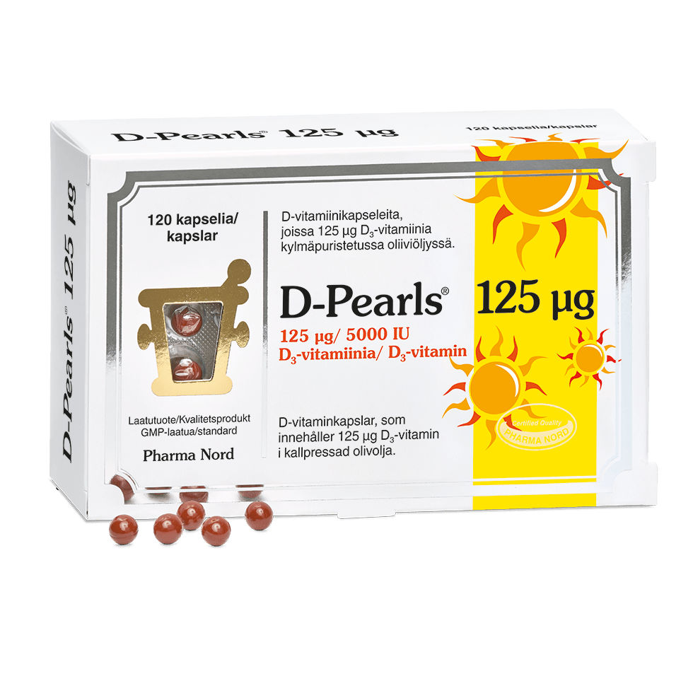 D-Pearls 125 Mikrog - Apteekki 360 Helsinki - Verkkoapteekki