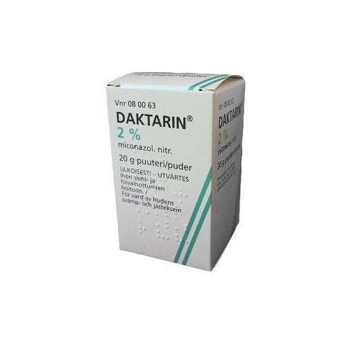 Daktarin 20 Mg/G Puuteri - Apteekki 360 Helsinki - Verkkoapteekki