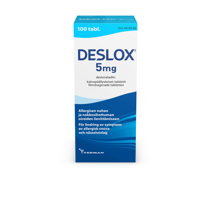 Deslox 5 Mg Tabl, Kalvopääll - Apteekki 360 Helsinki - Verkkoapteekki