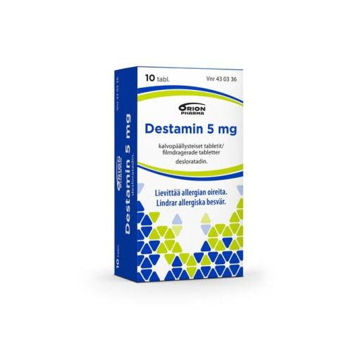 Destamin 5 Mg Tabl, Kalvopääll - Apteekki 360 Helsinki - Verkkoapteekki