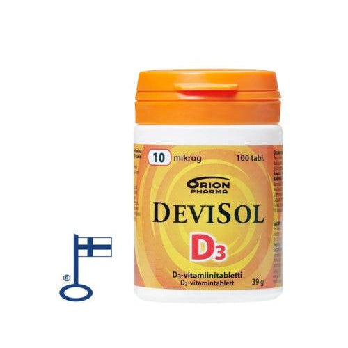 DeviSol 10 mcg - D-vitamiini - Apteekki 360 Helsinki - Verkkoapteekki