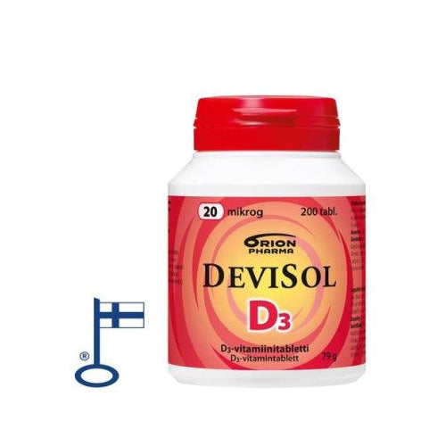 DeviSol 20 mcg - D-vitamiini - Apteekki 360 Helsinki - Verkkoapteekki