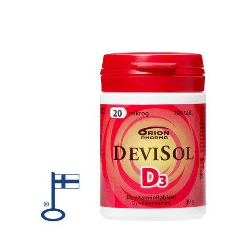 DeviSol 20 mcg - D-vitamiini - Apteekki 360 Helsinki - Verkkoapteekki