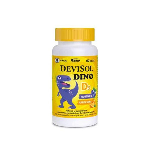 DeviSol Dino 15 mcg - D-vitamiini lapsille - Apteekki 360 Helsinki - Verkkoapteekki