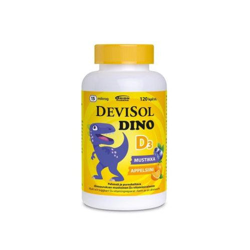 DeviSol Dino 15 mcg - D-vitamiini lapsille - Apteekki 360 Helsinki - Verkkoapteekki