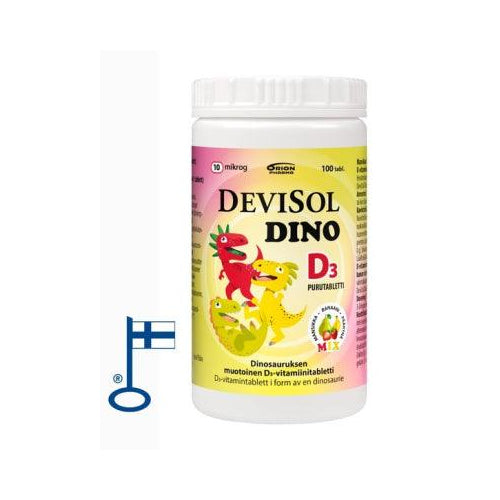 DeviSol Dino Mix 10 mcg - D-vitamiini lapsille - Apteekki 360 Helsinki - Verkkoapteekki