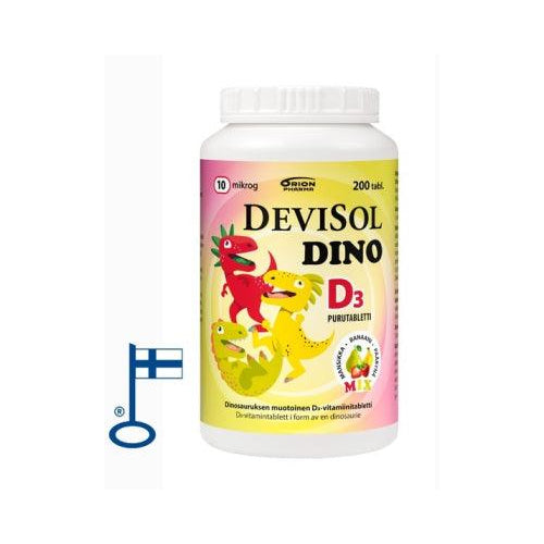 DeviSol Dino Mix 10 mcg - D-vitamiini lapsille - Apteekki 360 Helsinki - Verkkoapteekki