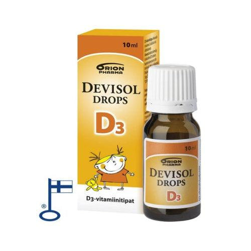 DeviSol Drops D3 -D-vitamiinitipat 10ml vauvalle - Apteekki 360 Helsinki - Verkkoapteekki