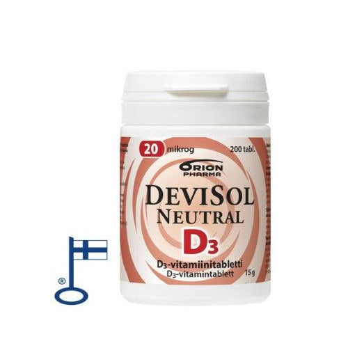 DeviSol Neutral 20 mcg - D-vitamiini - Apteekki 360 Helsinki - Verkkoapteekki