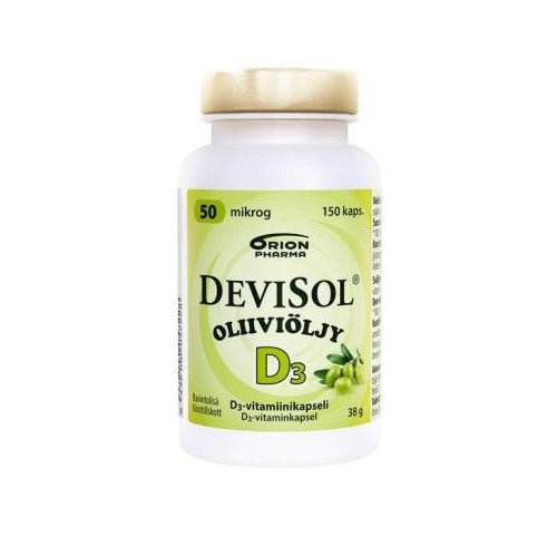 DeviSol Oliiviöljy 50 mcg - D-vitamiini - Apteekki 360 Helsinki - Verkkoapteekki