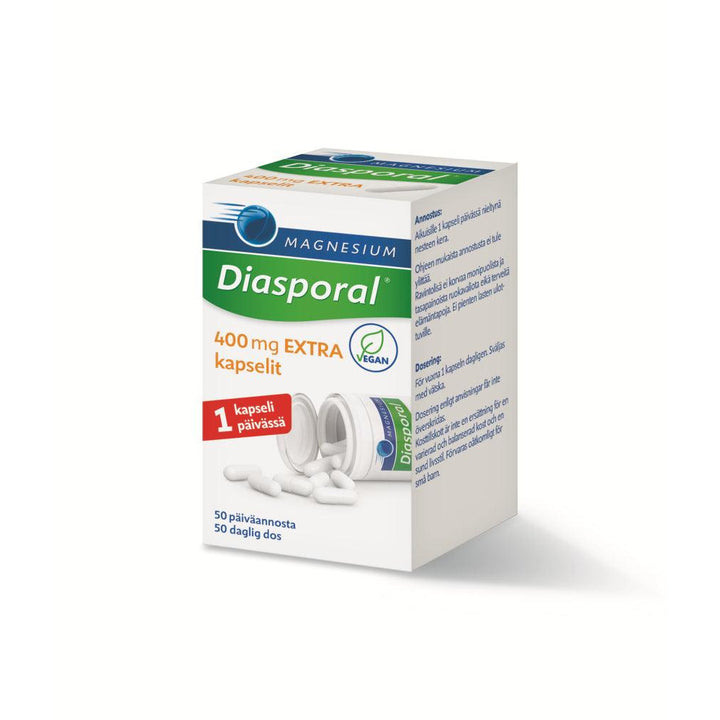 Diasporal Magnesium 400 Extra Kaps - Apteekki 360 Helsinki - Verkkoapteekki