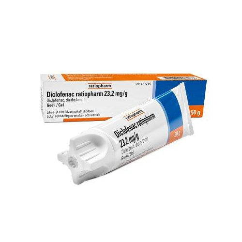 Diclofenac Ratiopharm 23,2 Mg/G Geeli - Apteekki 360 Helsinki - Verkkoapteekki