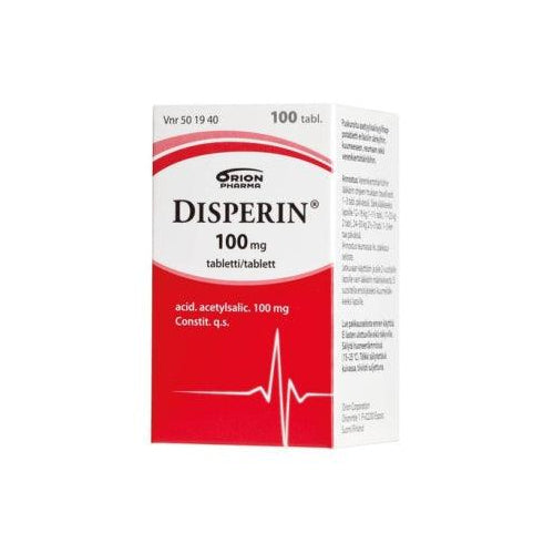 Disperin 100 Mg Tabl - Apteekki 360 Helsinki - Verkkoapteekki