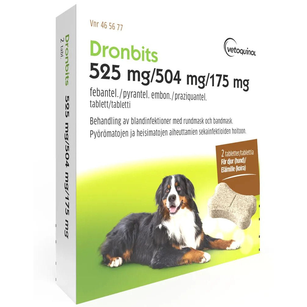 Dronbits 175 Mg/504 Mg/525 Mg Vet Tabl - Apteekki 360 Helsinki - Verkkoapteekki