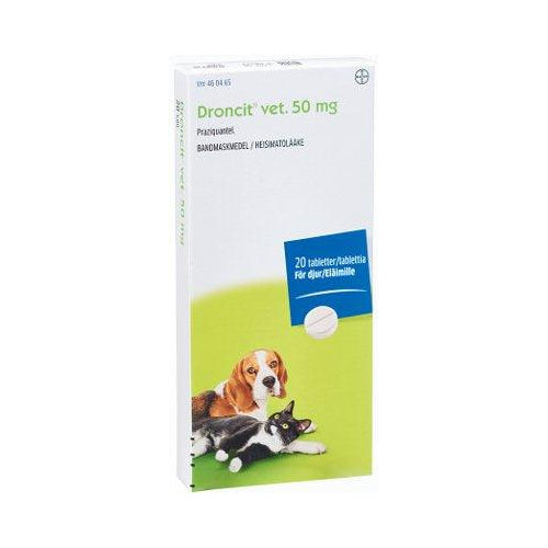 Droncit Vet 50 Mg Tabl - Apteekki 360 Helsinki - Verkkoapteekki