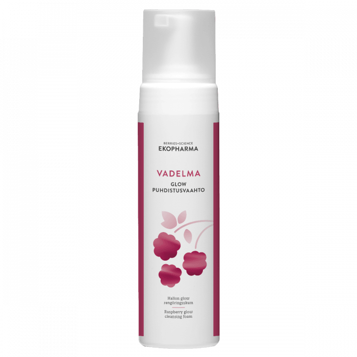 Ekopharma Vadelma Glow Puhdistusvaahto 200Ml - Apteekki 360 Helsinki - Verkkoapteekki