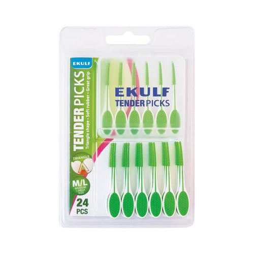 Ekulf Tenderpicks Kumihammastikut M/L - Apteekki 360 Helsinki - Verkkoapteekki