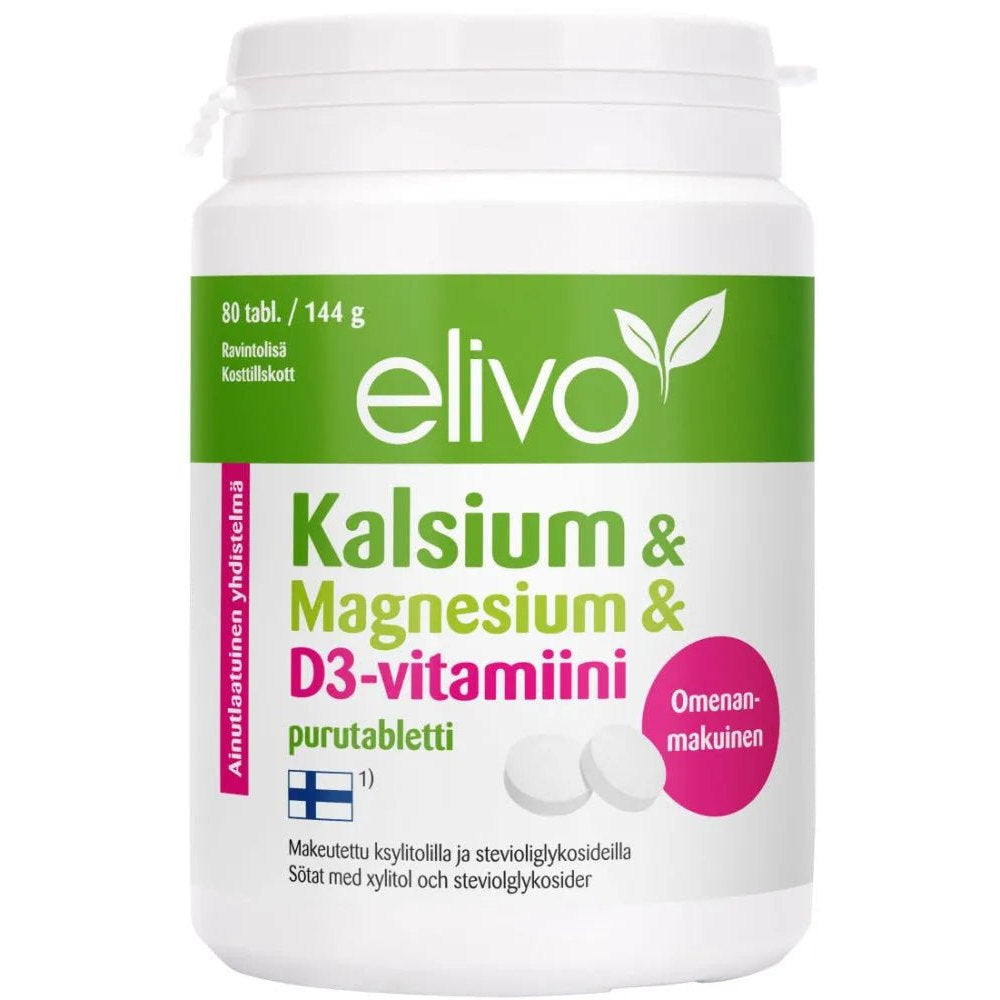 Elivo Kalsium-Magnesium-D - Apteekki 360 Helsinki - Verkkoapteekki