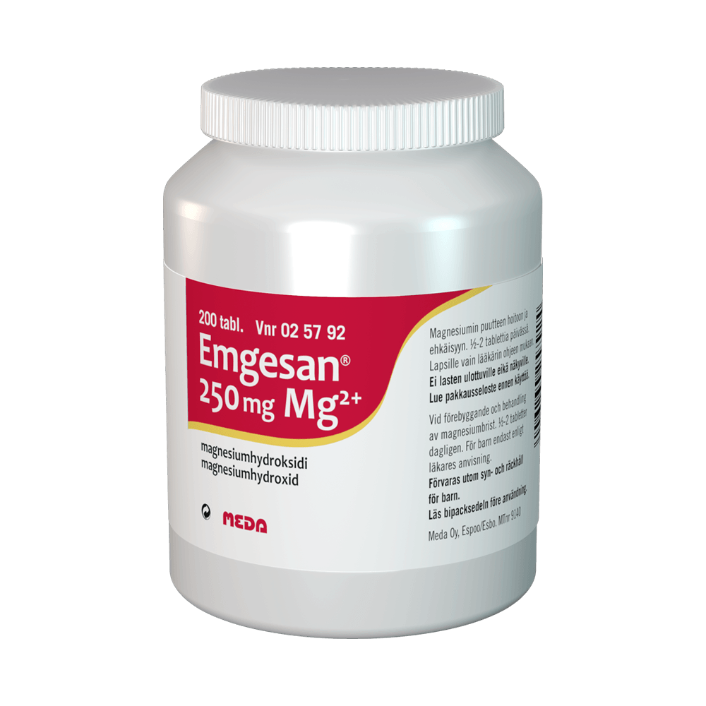 Emgesan 250 Mg Tabl - Apteekki 360 Helsinki - Verkkoapteekki