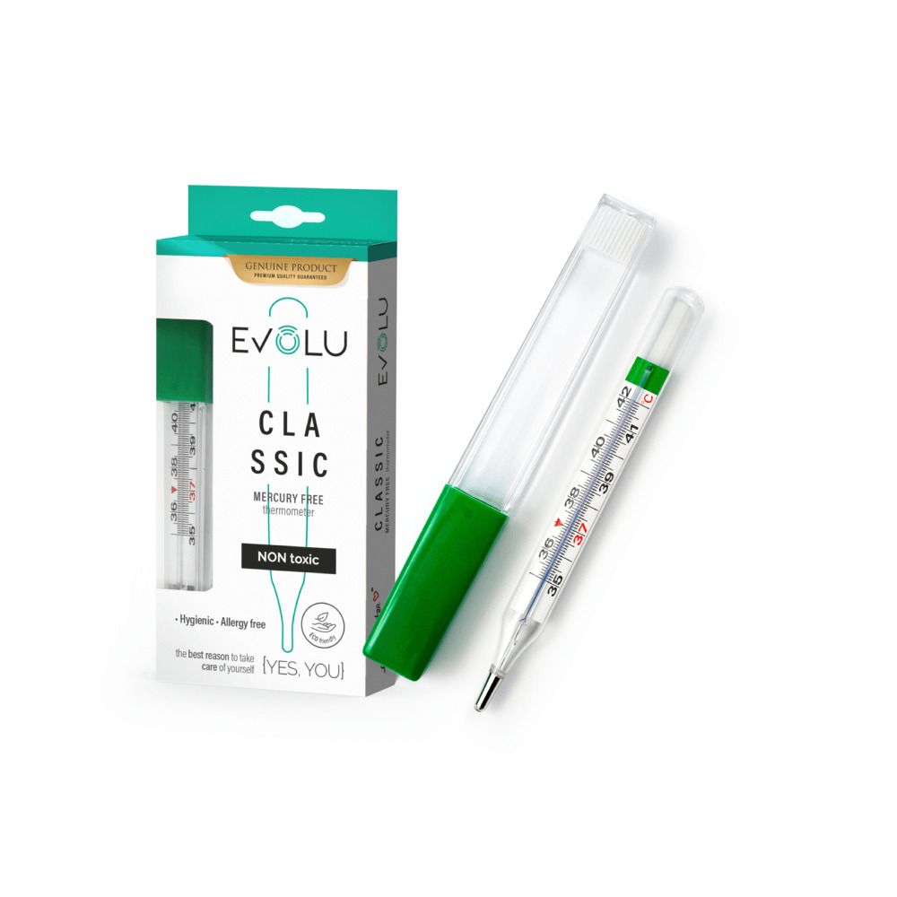 Evolu Classic Elohopeaton Kuumemittari - Apteekki 360 Helsinki - Verkkoapteekki