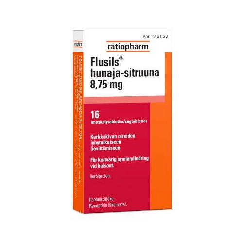 Flusils Hunaja-Sitruuna 8,75 Mg Imeskelytabl - Apteekki 360 Helsinki - Verkkoapteekki