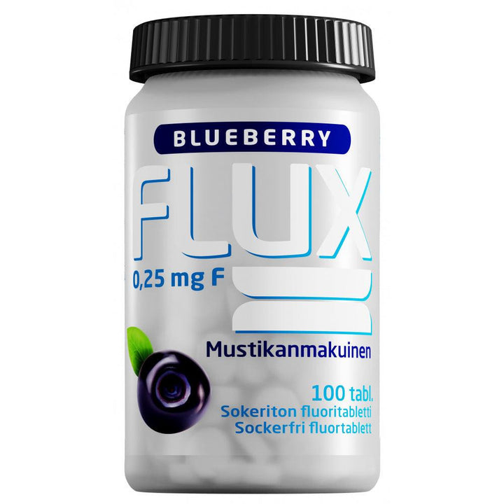 Flux Blueberry Fluoritabletti - Apteekki 360 Helsinki - Verkkoapteekki