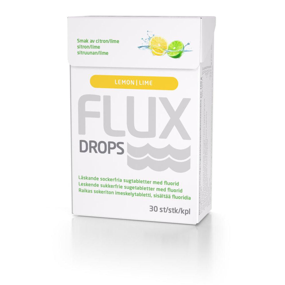 Flux Drops Imeskelytabletti Sitruuna-Lime - Apteekki 360 Helsinki - Verkkoapteekki