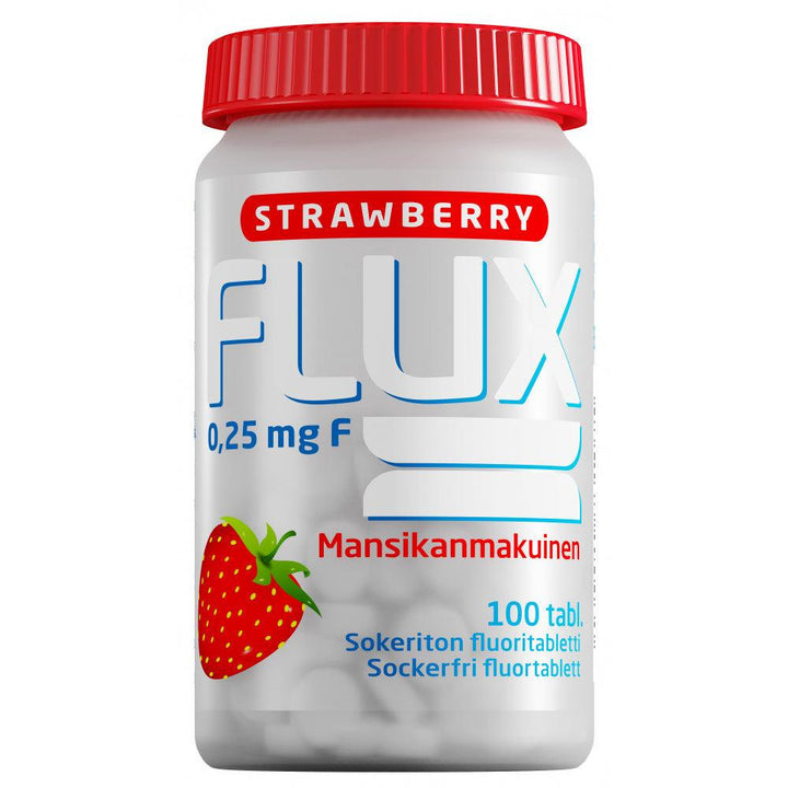 Flux Strawberry Fluoritabletti - Apteekki 360 Helsinki - Verkkoapteekki