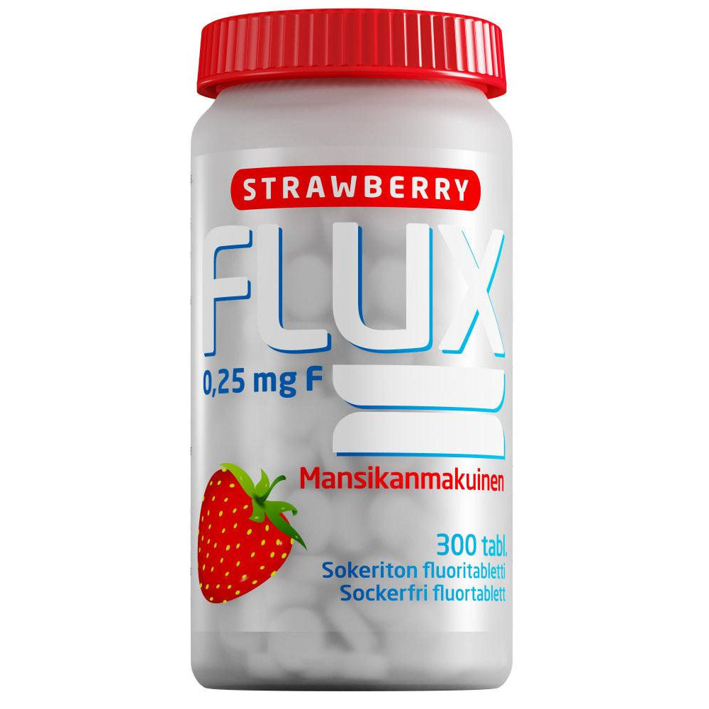 Flux Strawberry Fluoritabletti - Apteekki 360 Helsinki - Verkkoapteekki
