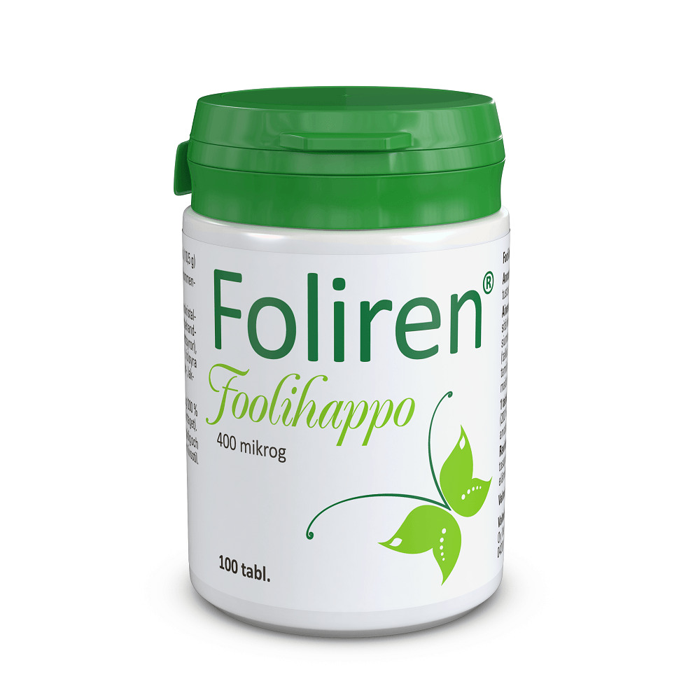 Foliren 400 Mikrog - Apteekki 360 Helsinki - Verkkoapteekki