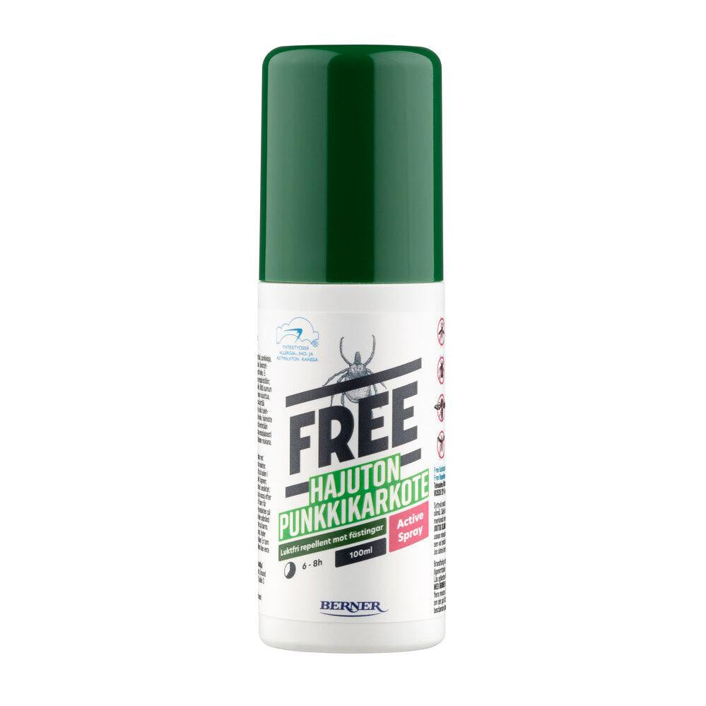 Free Active Spray Punkkikarkote - Apteekki 360 Helsinki - Verkkoapteekki