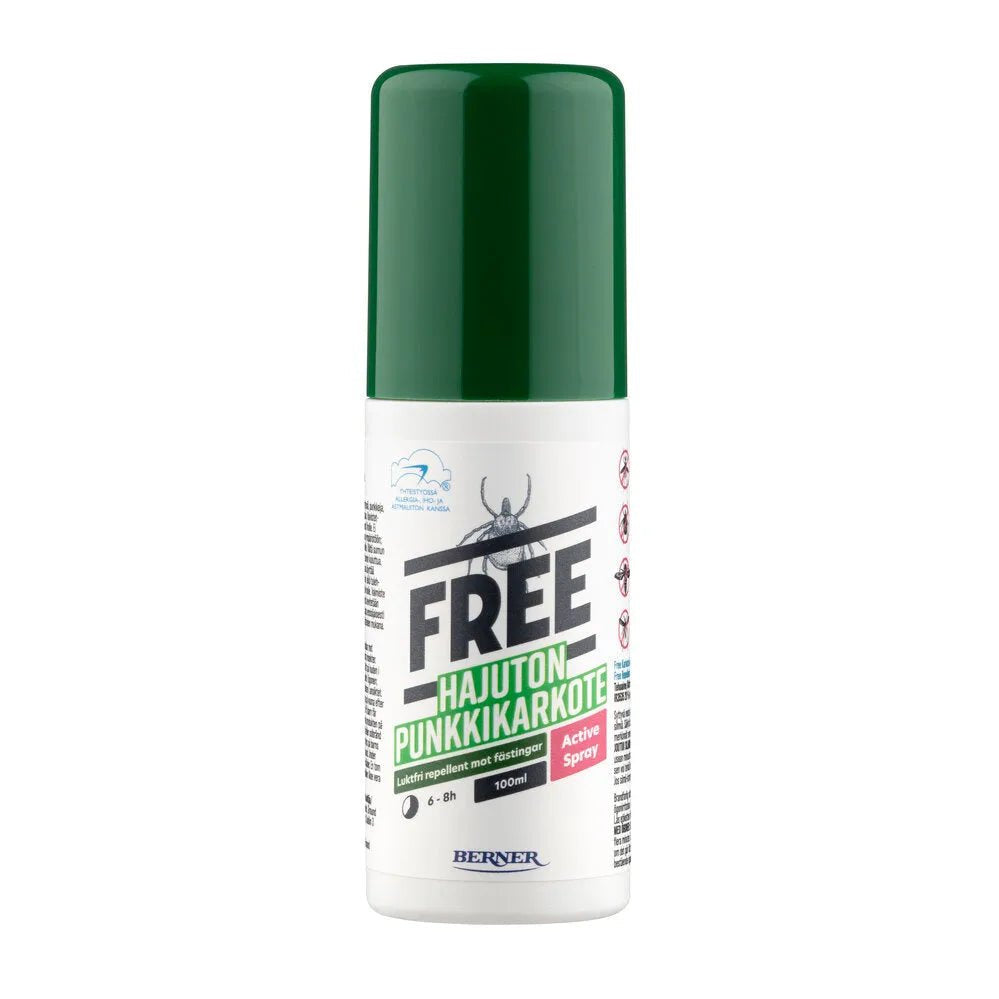 Free Active Spray Punkkikarkote - Apteekki 360 Helsinki - Verkkoapteekki