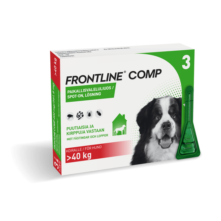 Frontline Comp Vet Paikallisvaleluliuos Koirille - Apteekki 360 Helsinki - Verkkoapteekki