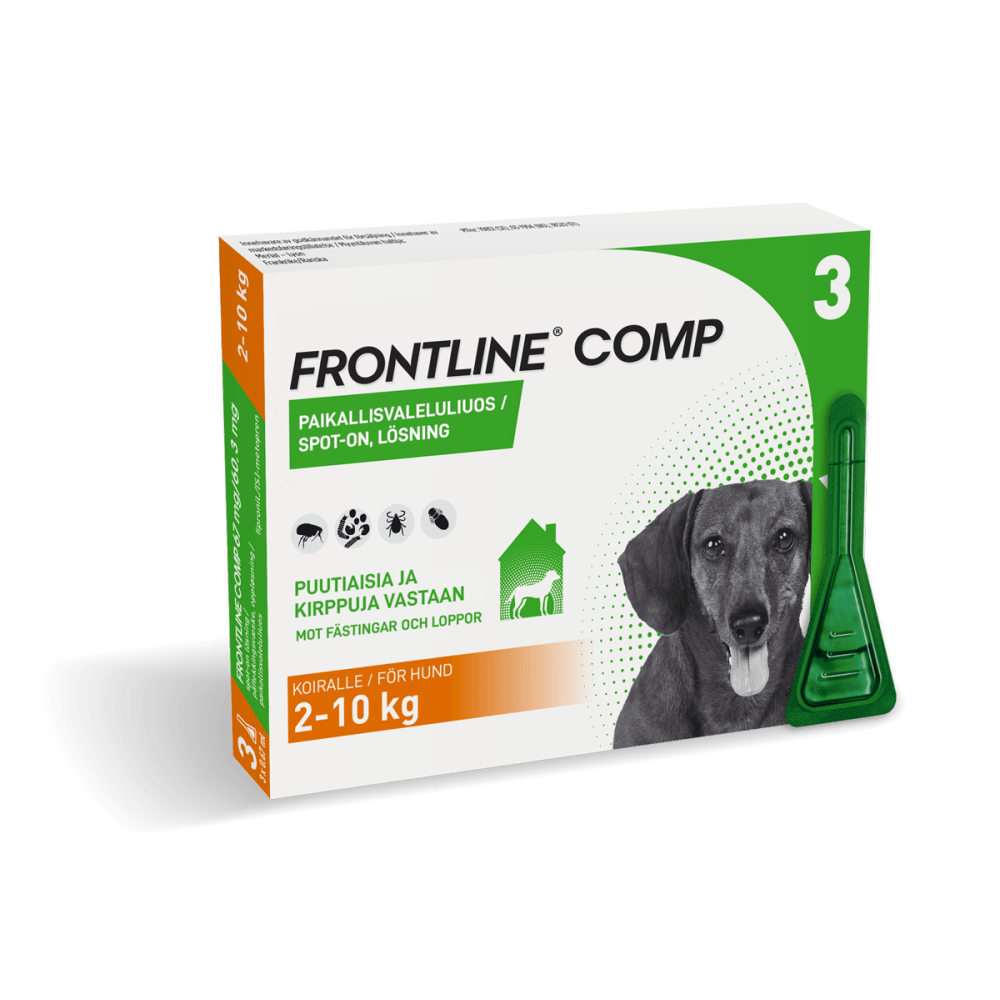 Frontline Comp Vet Paikallisvaleluliuos Koirille - Apteekki 360 Helsinki - Verkkoapteekki