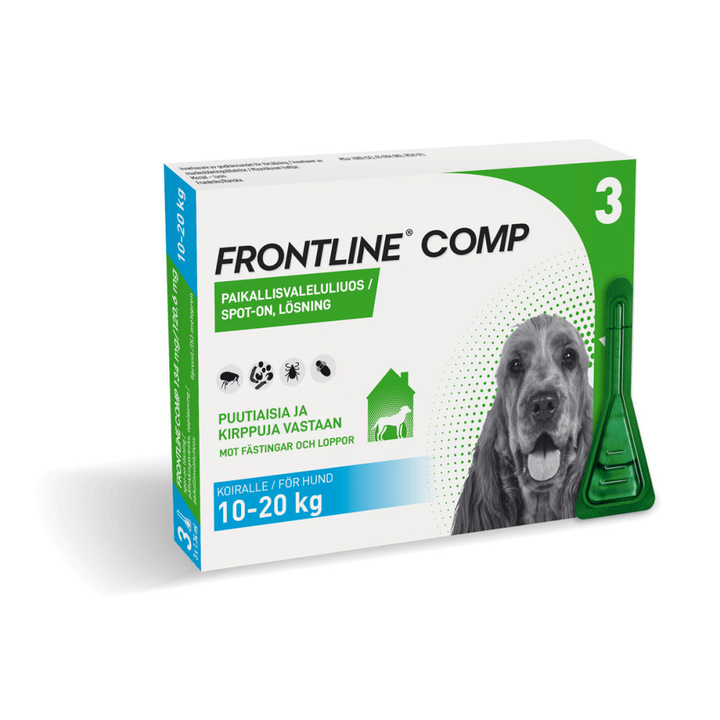 Frontline Comp Vet Paikallisvaleluliuos Koirille - Apteekki 360 Helsinki - Verkkoapteekki