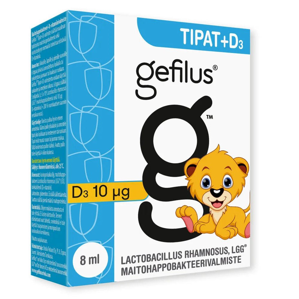 Gefilus Tippa+D3 - Apteekki 360 Helsinki - Verkkoapteekki
