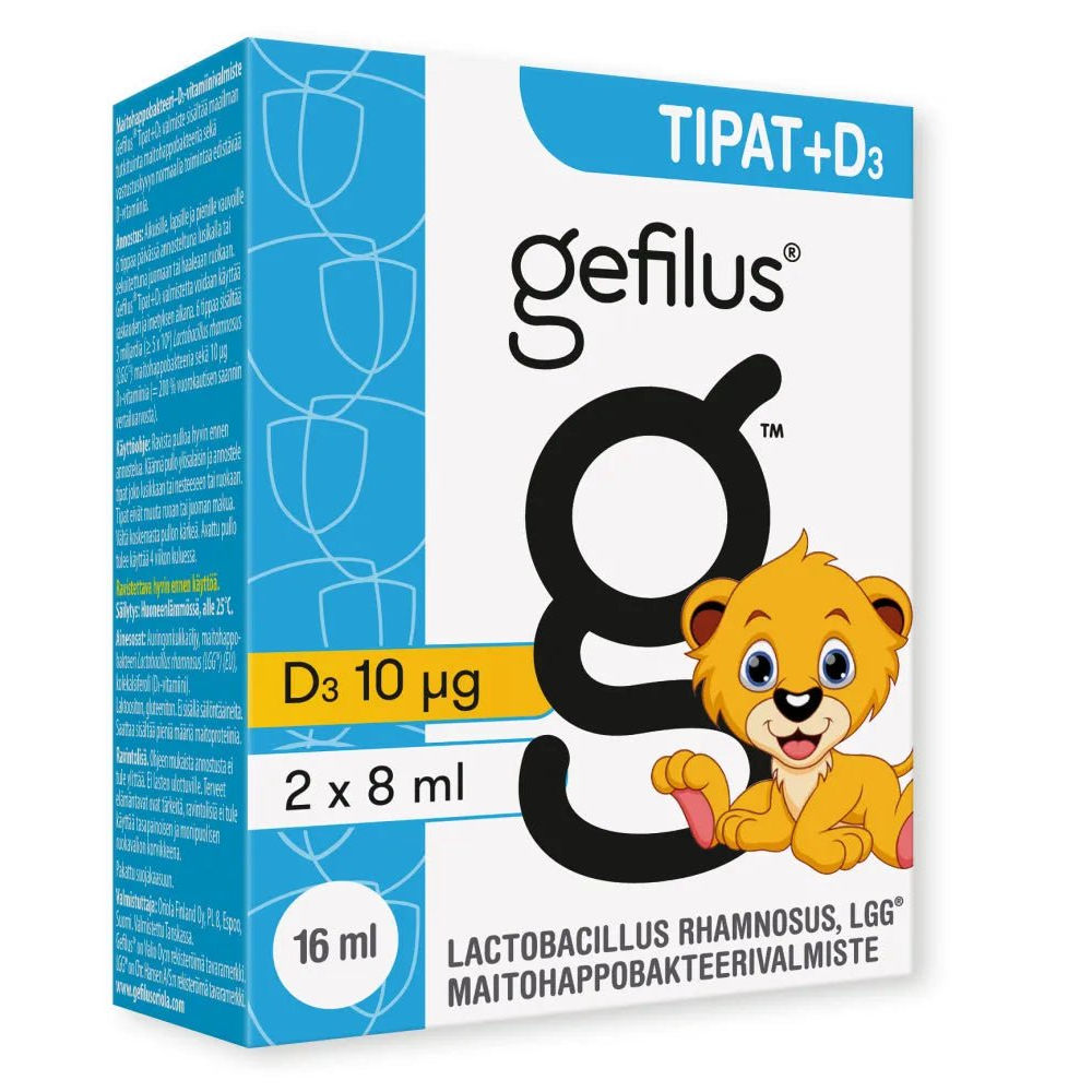 Gefilus Tippa+D3 - Apteekki 360 Helsinki - Verkkoapteekki