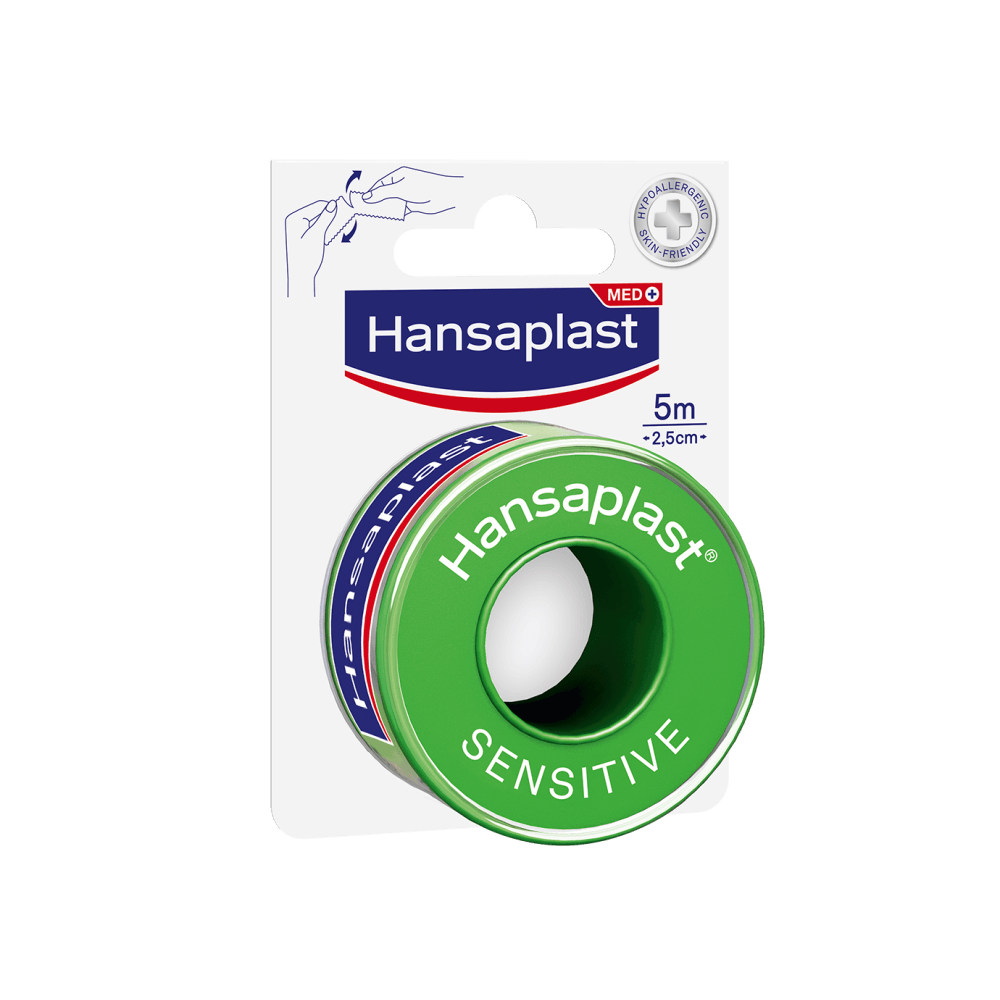 Hansaplast Sensitive Kiinn.Teippi Me10 - Apteekki 360 Helsinki - Verkkoapteekki
